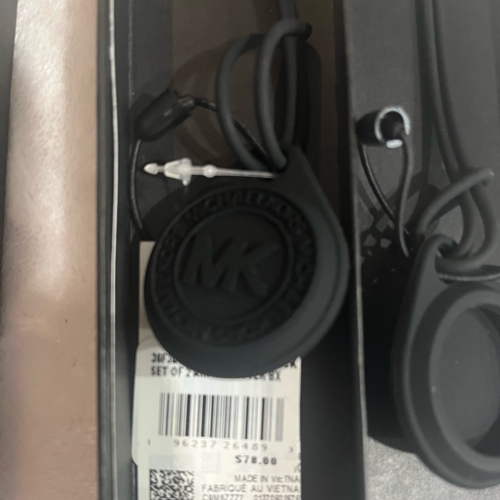 Michael Kors Black AirTag Holders